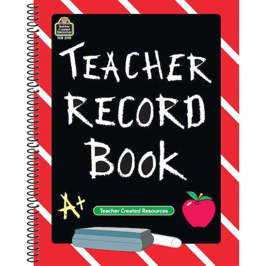 Chalkboard Teacher Record Book, 5 Pack